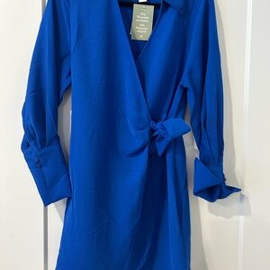 H&M Vibrant Blue Mini Dress